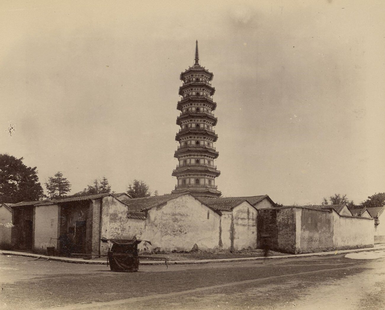 #59 Flowery Pagoda, Canton, China, 1870s