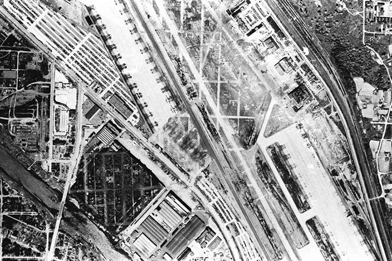 #12 Boeing Plant 2 aerial photo from approximately 5000 feet.