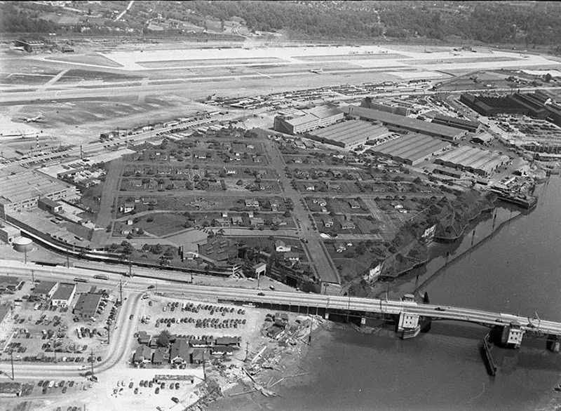 #8 Aerial view of Boeing Plant 2, Seattle, Washington, 1945.