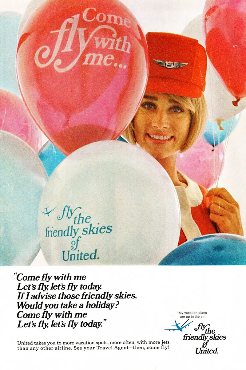 The Bold and Controversial “Fly Me” Ad Campaign of the 1970s Vintage Ads