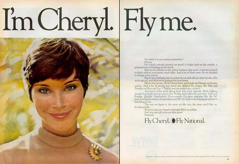 The Bold and Controversial “Fly Me” Ad Campaign of the 1970s Vintage Ads