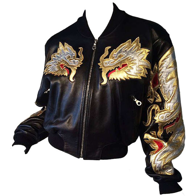 #29 Faux Leather Bomber Jacket