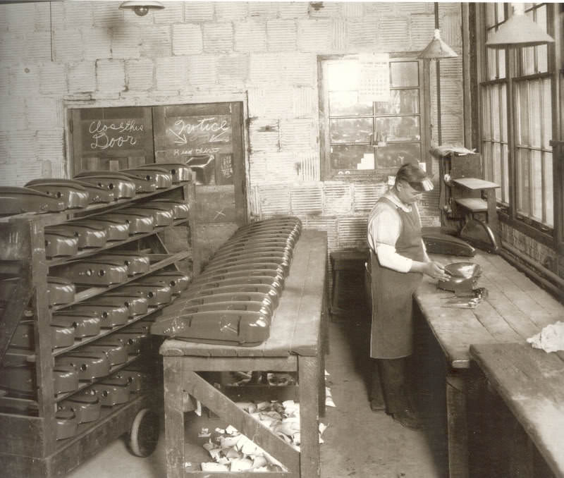 Historical Photos of Harley-Davidson Motorcycles and Production in Their Infancy from the Early 20th Century #