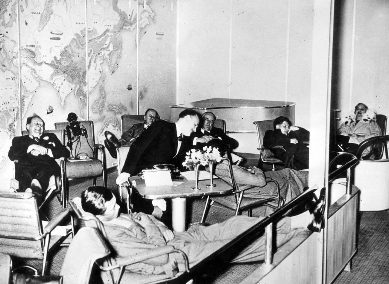 Music Room in LZ 129 ‘Hindenburg’, 1936