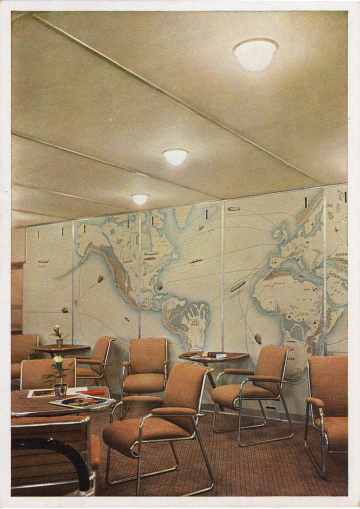 Exploring the Hindenburg’s Lavish Interior in Historical Photos Inventions