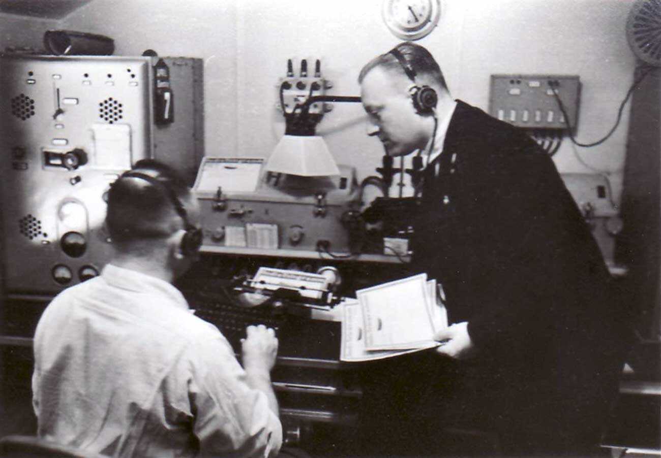 Radio Room on Hindenburg