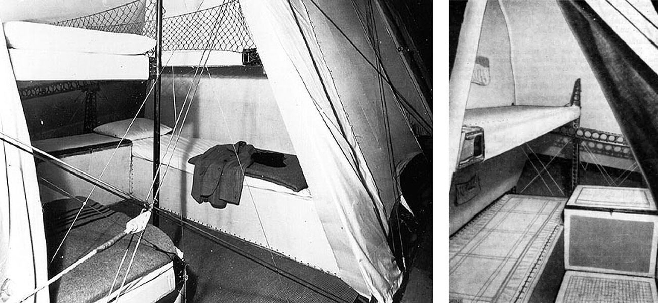 Crew Bunks Along Hindenburg’s Keel