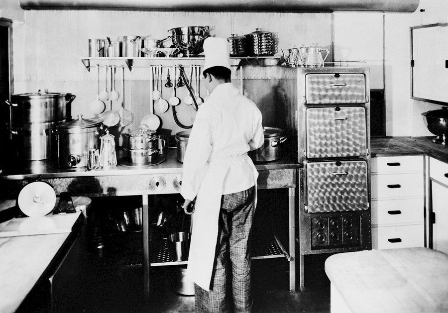 Galley on Hindenburg’s B Deck