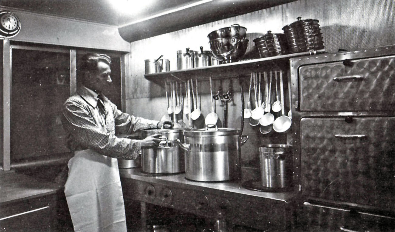 Galley on Hindenburg’s B Deck