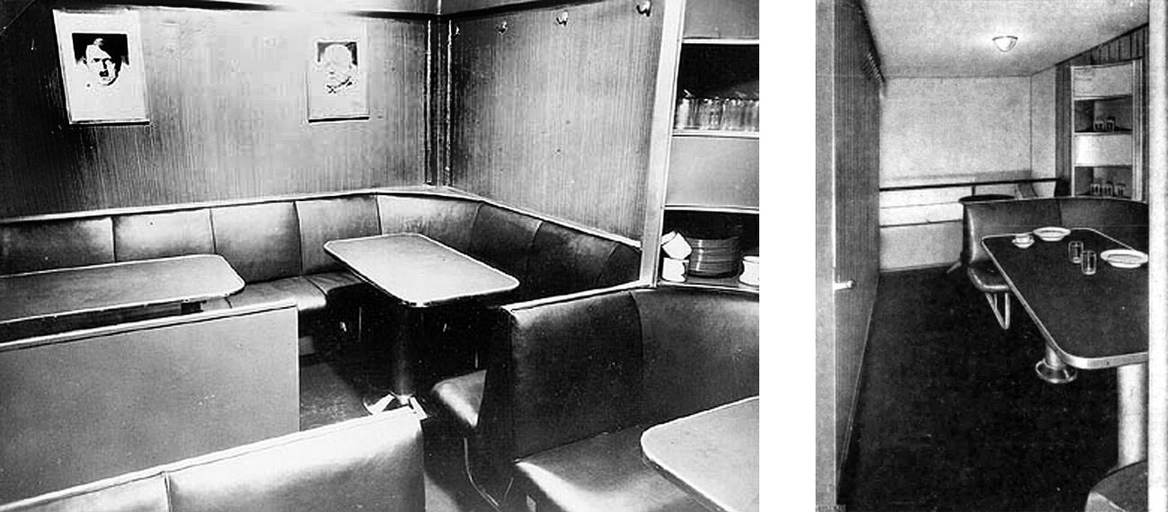 B Deck Crew and Officers’ Mess with Hitler and Hindenburg Photos