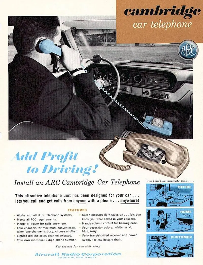 Dialing Through Decades: A Photo History of Car Phones from the 1940s to 1980s Inventions
