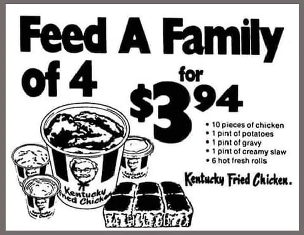#2 KFC advertisement, 1972.