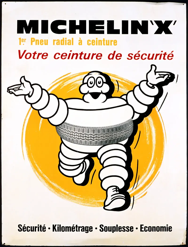 The Original Michelin Man of Michelin Tires in Chilling Vintage Advertising Photos Vintage Ads