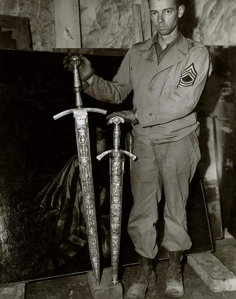 #27 Frederick the Great’s finely wrought swords.