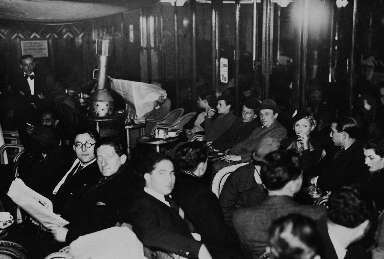 #19 Cafe Capoulade, Boulevard Saint-Michel, Paris, 1920s