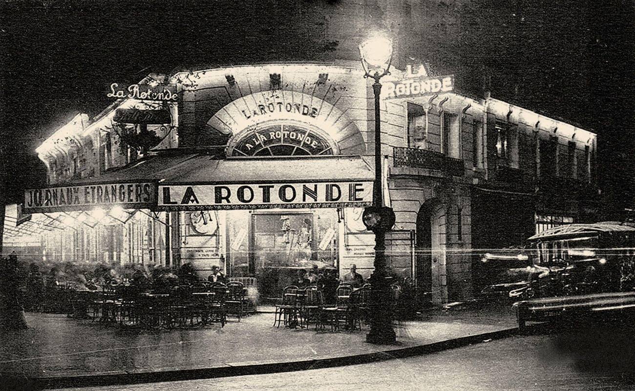 #23 La Rotonde, Boulevard du Montparnasse, Paris, 1925