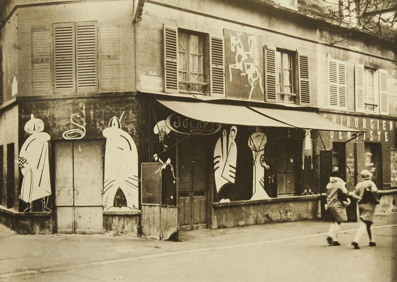 #9 Jockey Café, a Popular Spot for American Art Students in Montparnasse, Paris, 1930