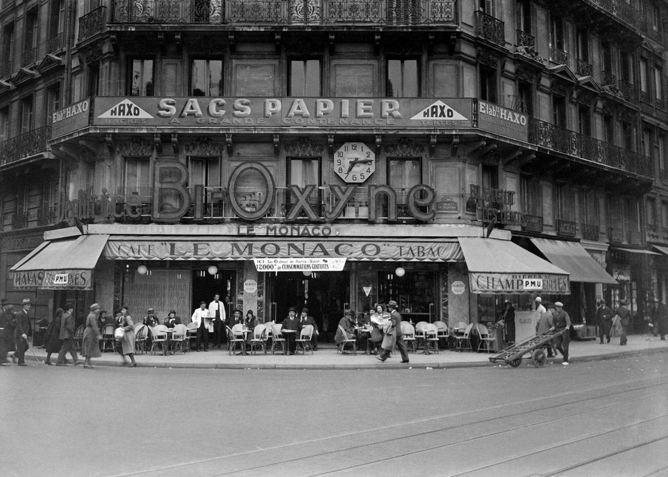 #23 Cafe Le Monaco in Paris, 1930