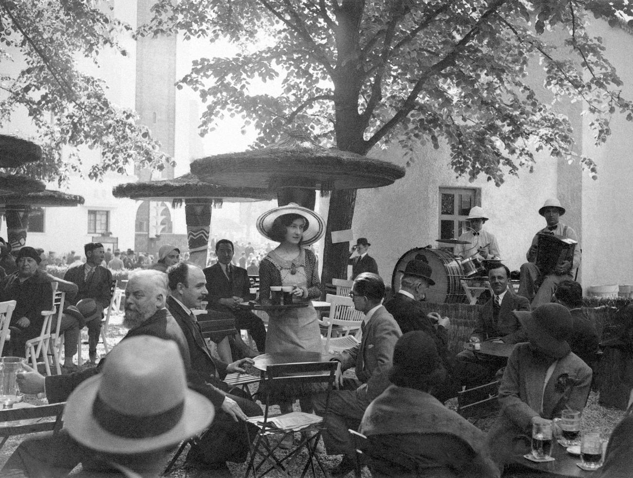 #31 Cafe Terrace at the Colonial Exposition, Paris, May 1931