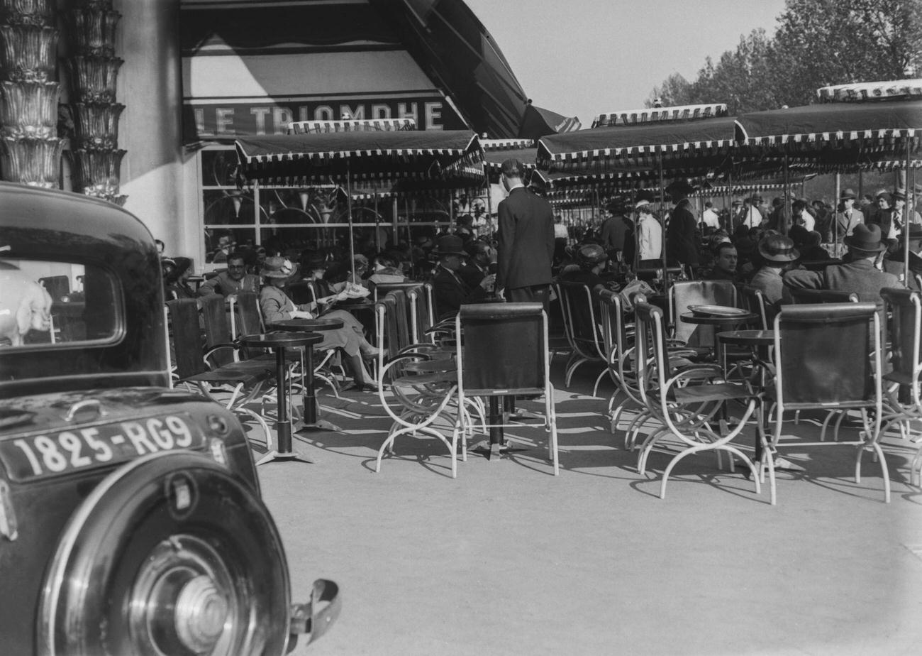 #52 Cafe ‘Le Triomphe’ Terrace, Avenue des Champs Elysées, Paris, 1935