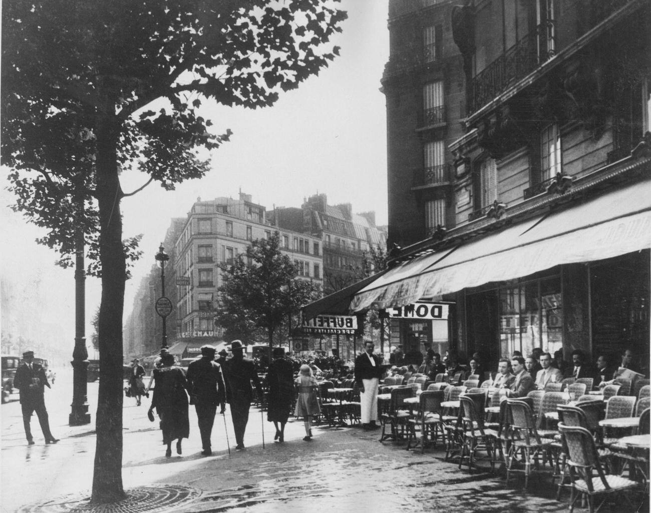 #55 Typical Street Cafe, Paris, 11 September 1936