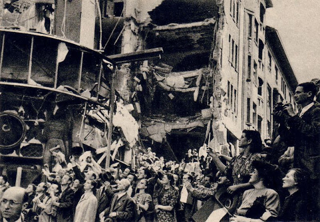 #10 Liberation festivities in Prague, 1945.