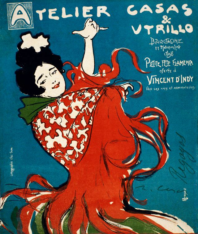 Atelier Casas &; Utrillo, Barcelone, 1898