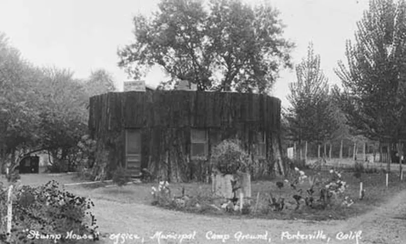 #1 Stump House, Porterville, California.