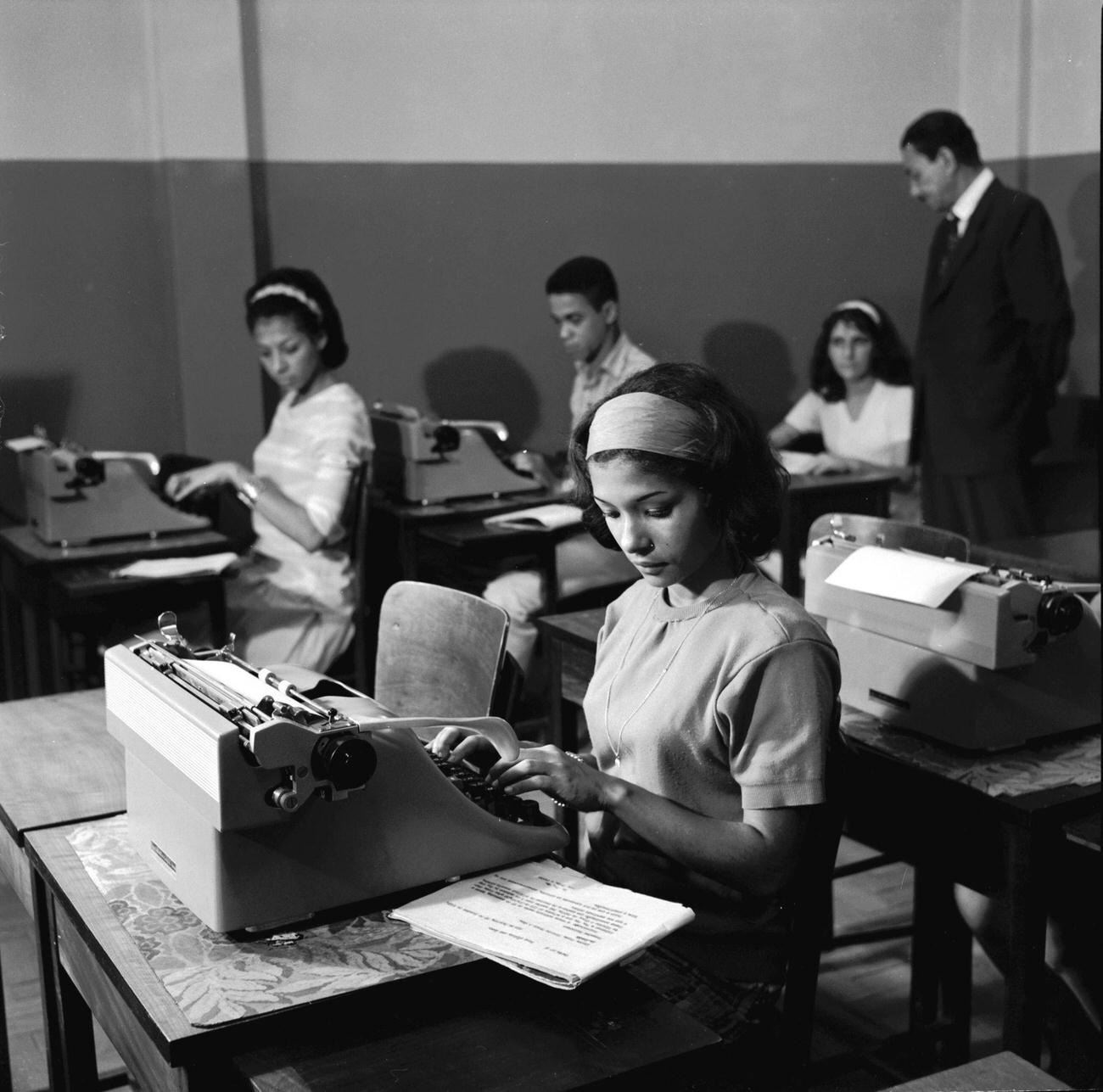 #40 Evening Typing Class, Rio de Janeiro, 1950