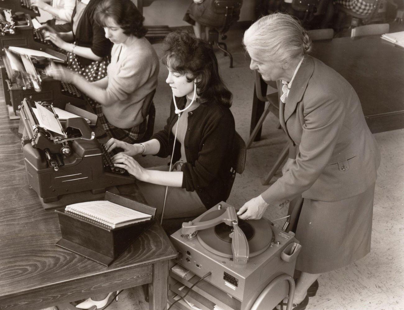 #46 Woman’s Audio Typing Tested, 1961