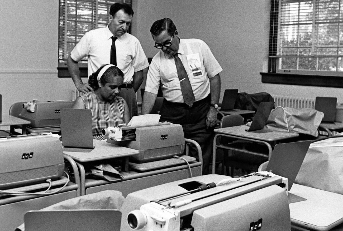 #57 SCM Corporation Representatives in Classroom