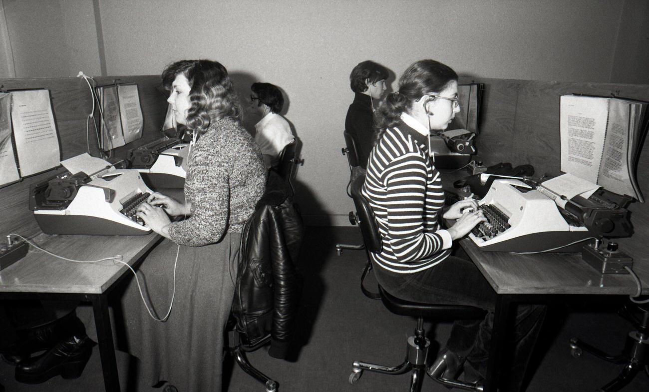 #63 Typing Course, Paris, 1975