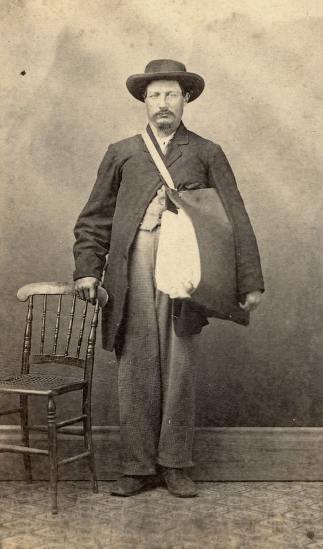 #59 Delivering the news at Camp Chase, Ohio