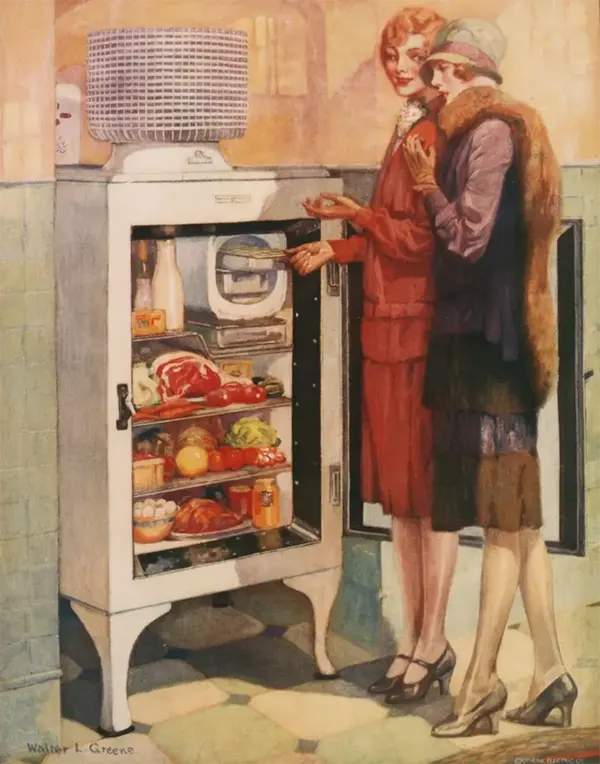 A Century of Cool: Exploring Vintage Refrigerator Ads from the 1900s to 1990s Vintage Ads