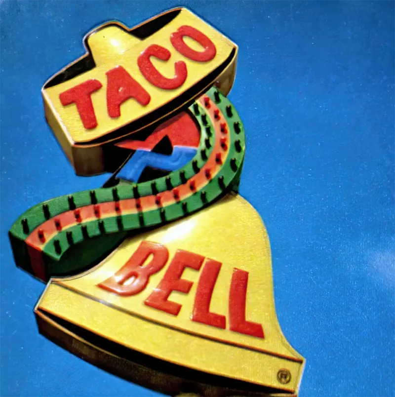 #11 Vintage Taco Bell sign, 1972.