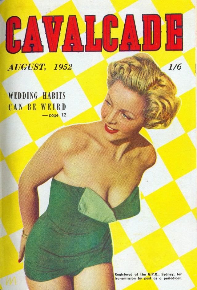#9 Cavalcade magazine cover, August 1952