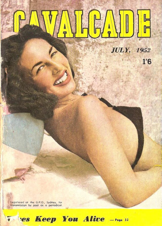 #13 Cavalcade magazine cover, July 1952
