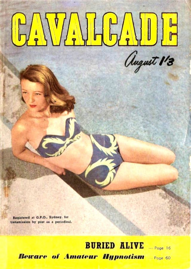 #1 Cavalcade magazine cover, August 1951