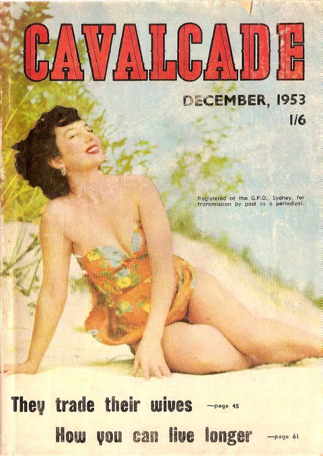 #19 Cavalcade magazine cover, December 1953