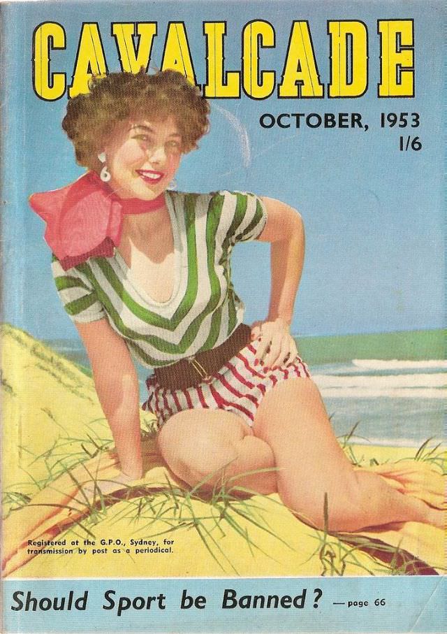 #25 Cavalcade magazine cover, October 1953