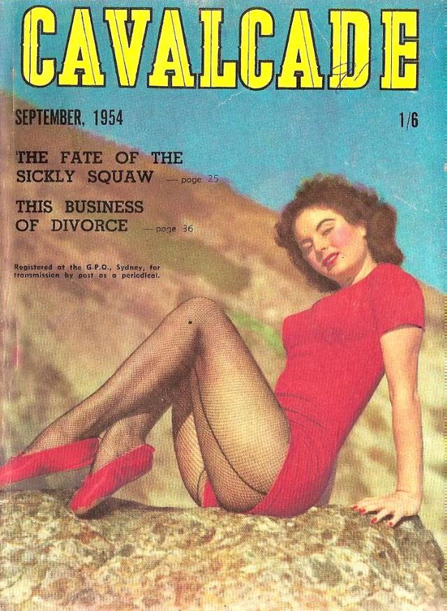 #33 Cavalcade magazine cover, September 1954