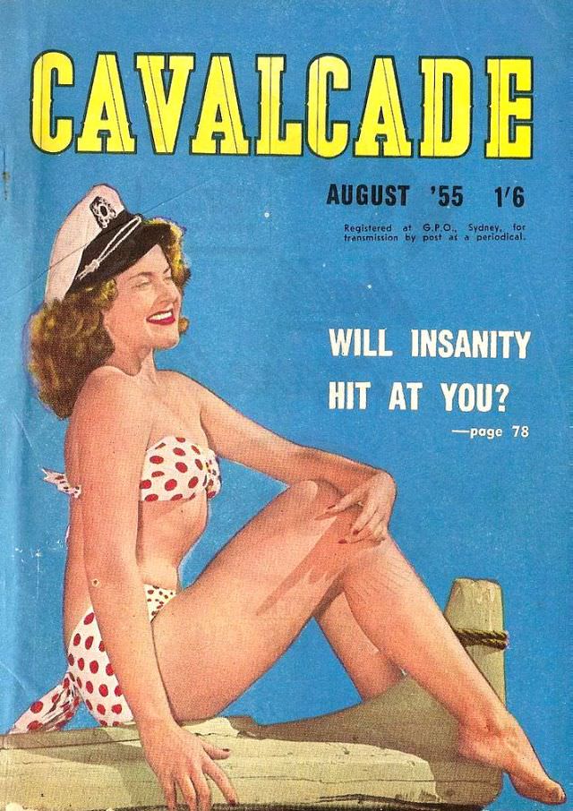 #35 Cavalcade magazine cover, August 1955
