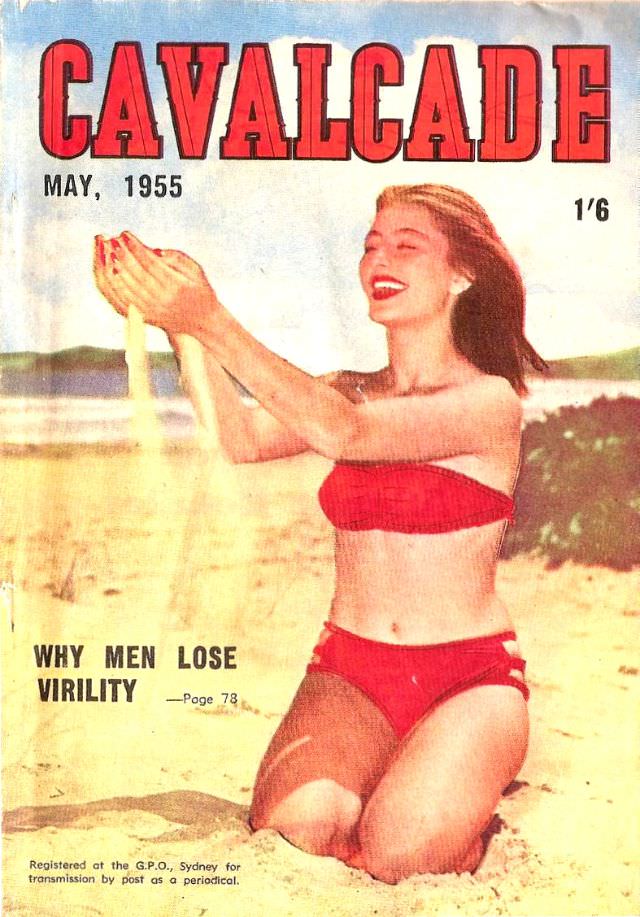 #39 Cavalcade magazine cover, May 1955