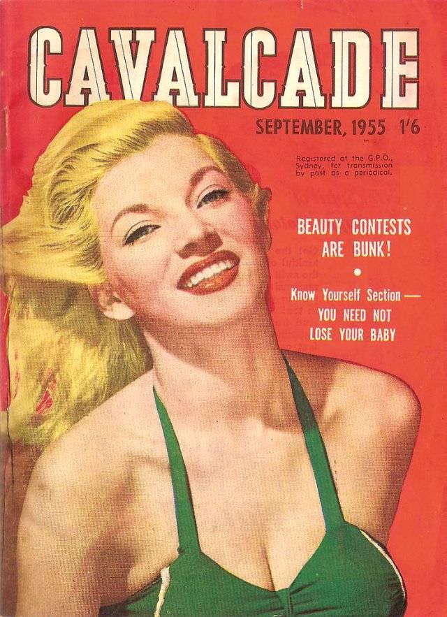 #40 Cavalcade magazine cover, September 1955