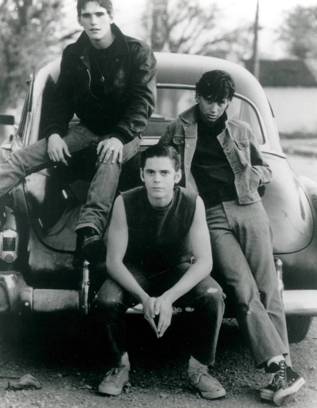 #22 Scene from “The Outsiders” (1983) featuring Matt Dillon and Ralph Macchio