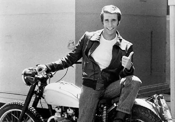 #7 The Fonz from Happy Days.