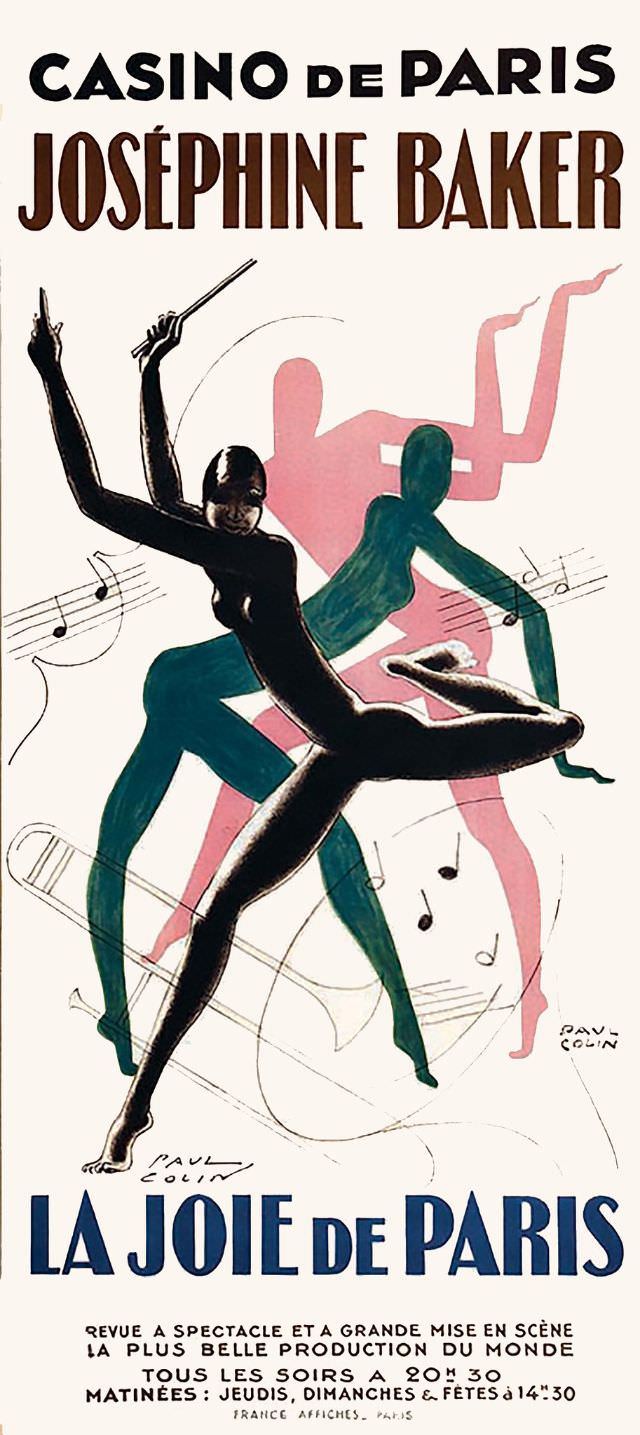 #30 Casino de Paris, Joséphine Baker, La Joie de Paris, 1932