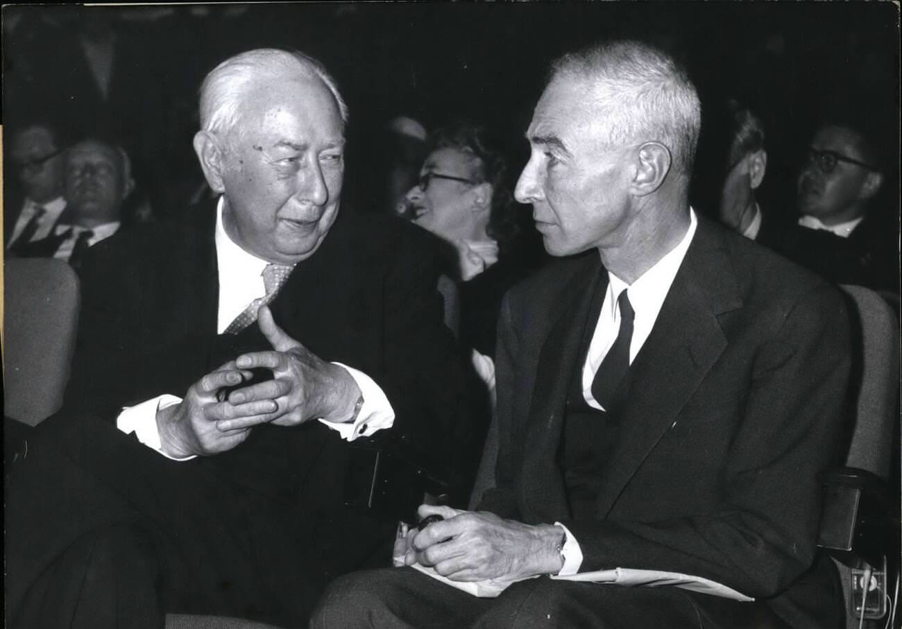 #4 J. Robert Oppenheimer at the Congress for Cultural Freedom in Berlin, June 6, 1960.