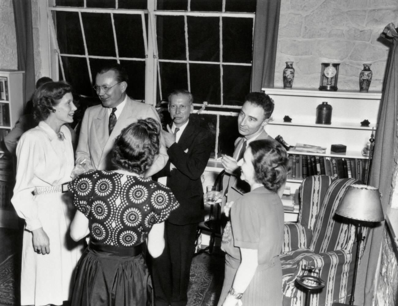 #5 Party at the ‘Big House’, Robert Oppenheimer’s residence during the Manhattan Project at Los Alamos.