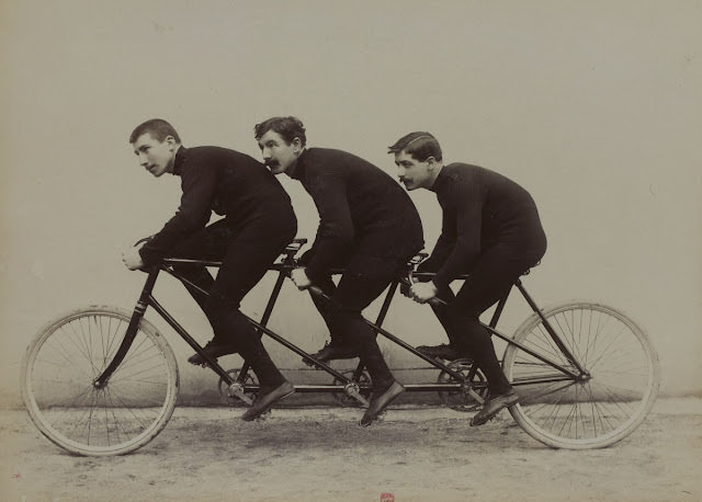 The Early Days of Tandem Cycling Sport Seen in Jules Beau’s 19th Century Photos Sports